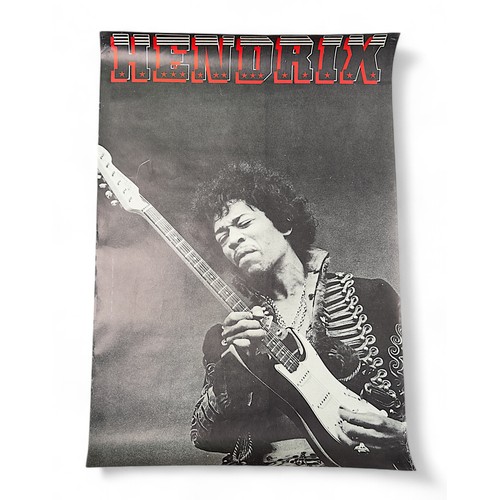 317 - A collection of eleven various music posters, releases and portraits, depicting and relating to Jimi... 