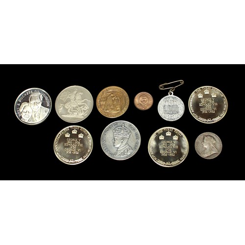 837 - Edward VIII interest - A collection of assorted coins, stamps and collectables related to Edward VII... 