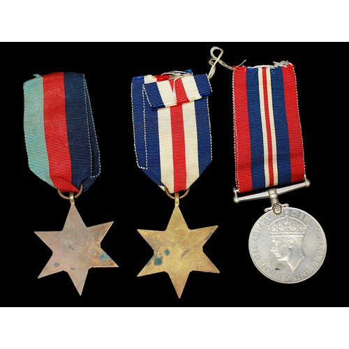 269 - A WW2 1939-45 Star, France & Germany Star and the british War Medal 1939-45, (3)