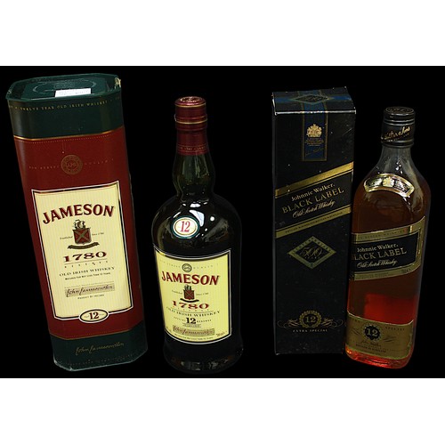 229 - A boxed bottle of Jameson 1780 Reserve Old Irish Whiskey, Aged 12 Years, 70cl, 40% vol, together wit... 