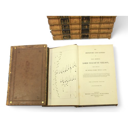 18 - Nicolas (Sir Nicholas Harris) The Dispatches and Letters of Vice Admiral Lord Viscount Nelson, 7 vol... 