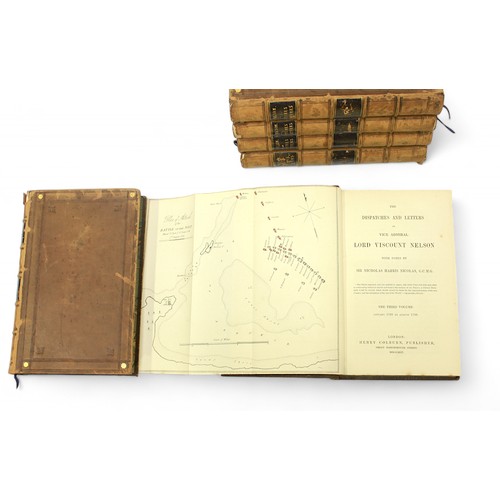 18 - Nicolas (Sir Nicholas Harris) The Dispatches and Letters of Vice Admiral Lord Viscount Nelson, 7 vol... 