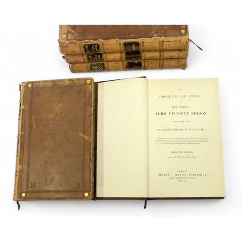 18 - Nicolas (Sir Nicholas Harris) The Dispatches and Letters of Vice Admiral Lord Viscount Nelson, 7 vol... 