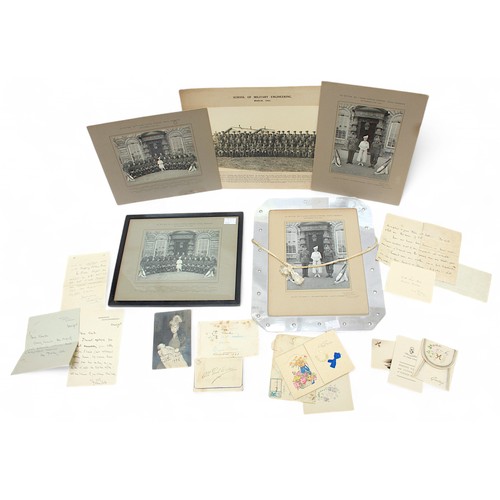 37 - An interesting collection of photographs and related ephemera relating to Lieut H.C.W. Clarke, R.E. ... 