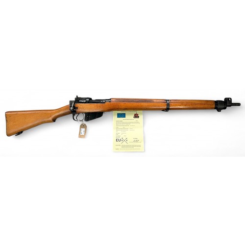 113 - A Canadian Long Branch Rifle No.4 Mark 1* .303 Bolt Action Rifle, 1944, with 25” barrel, full beechw... 