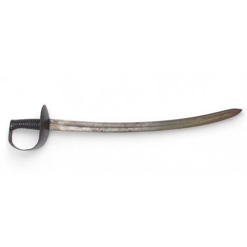 125 - Addendum: Possibly a Merchant Navy or Foreign example. A 19th century British Navy Boarding Cutlass,... 