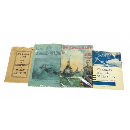 55 - A small quantity of British Army & Navy ephemera, including Anchorage plans for thr 1935 Fleet Revie... 