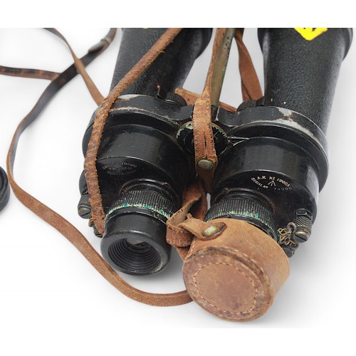 65 - A pair of Second World War Period Barr & Stroud military issue CF41 7x naval binoculars, marked AP n... 