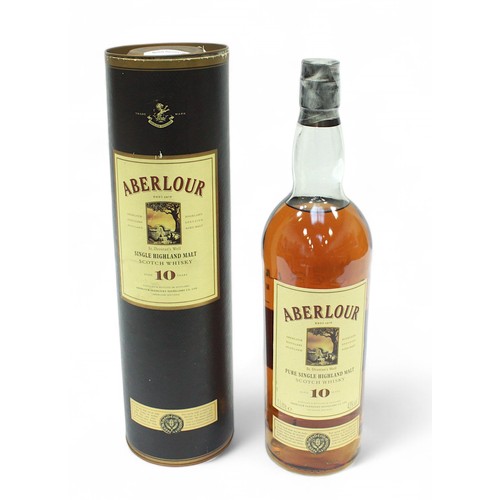 262 - Aberlour 10 Year Old, 1L, 43% vol, Speyside Highland Single Malt, housed in original card presentati... 