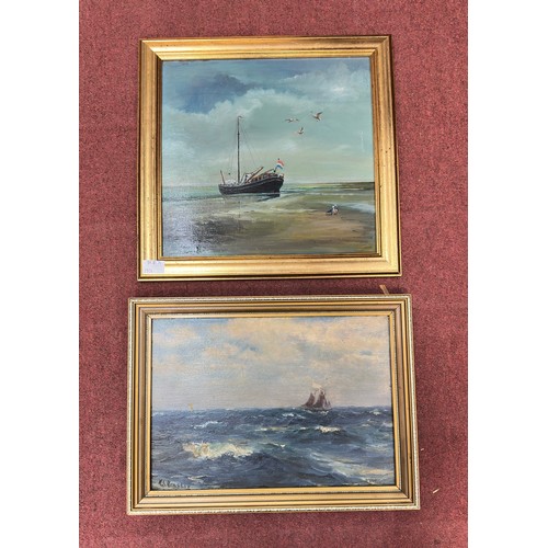 96 - Twelve 19th and 20th Century framed watercolours, oils and gouache paintings, particularly Chris Alb... 