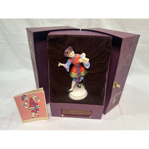 24 - A Royal Doulton figure ‘Dancers of the World Chinese Dancer’ HN2840, limited edition 141/750, in ori... 