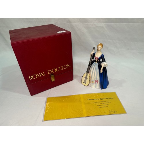 17 - A limited edition Royal Doulton figure ‘Chitarrone’, HN2700, limited edition no. 724, in original fi... 