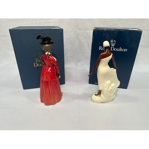 51 - Two Royal Doulton figures ‘Lady Worsley’ HN3318, limited edition 468/5000 and ‘Millie’ HN3946, both ... 