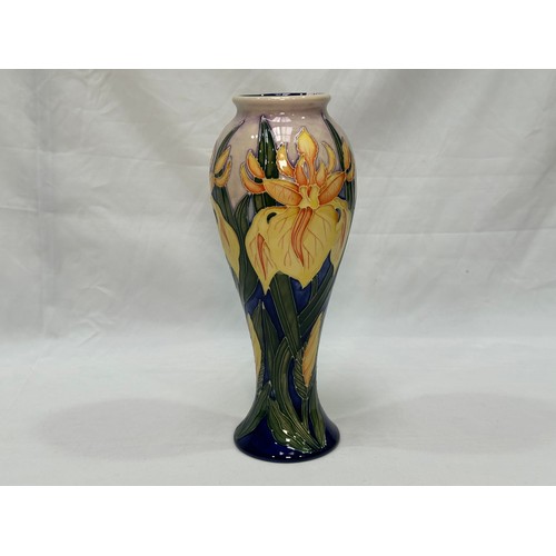 100 - A Moorcroft pottery vase, of inverted baluster form, in the ‘Windrush’ pattern, designed by Debbie H... 