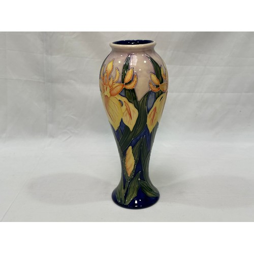 100 - A Moorcroft pottery vase, of inverted baluster form, in the ‘Windrush’ pattern, designed by Debbie H... 