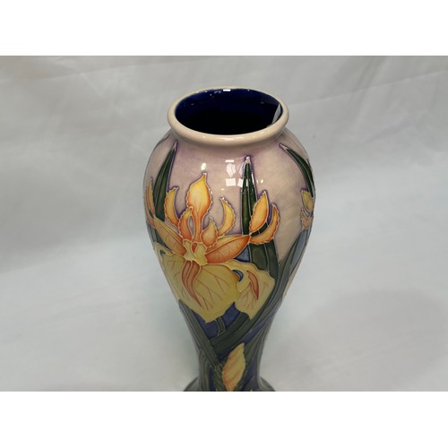 100 - A Moorcroft pottery vase, of inverted baluster form, in the ‘Windrush’ pattern, designed by Debbie H... 