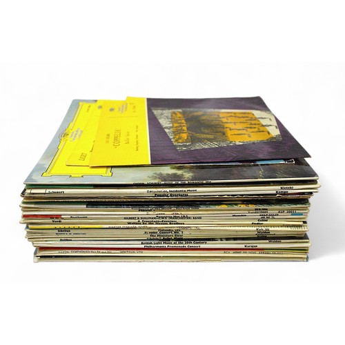 440 - A collection of thirty assorted classical 12” vinyl records, including Haydn, Vienna Philharmonic Or... 