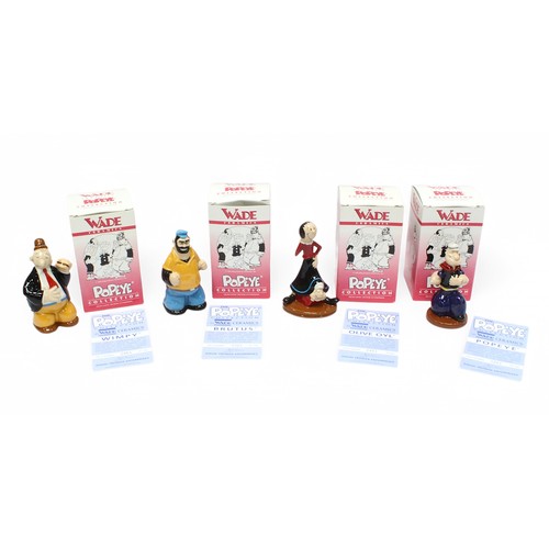 3 - Four boxed Wade Ceramics ‘The Popeye Collection’ figures, comprising Popeye, no. 461/2000, Olive Oyl... 