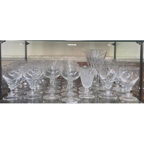 94 - A very large collection of assorted cut-glass, including Thomas Webb ‘Old English Bulls Eye’ and Stu... 