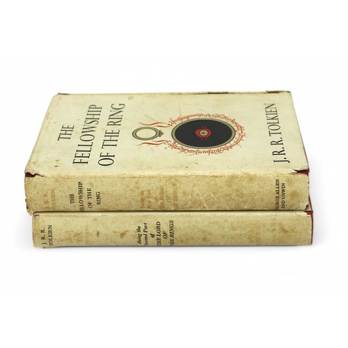 446 - Tolkien, John Ronald Reuel - Lord of the Rings, 2 vols, comprising The Fellowship of the Ring, first... 