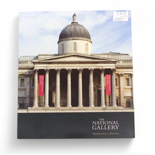 347 - A London Mint The National Gallery Masterpiece Collection set, comprising six 24-carat gold brass in... 