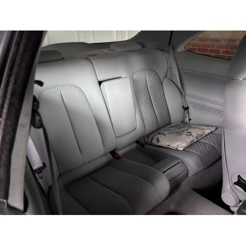 378 - A Mercedes CLK 200 Kompressor coupe, 2001, metallic light blue, velour upholstery with walnut trim, ... 