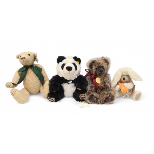 Four various teddy bears, including Charlie Bears Romeo, CB083777, 2008 ...