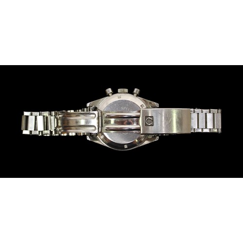 A gents stainless steel Omega Speedmaster ‘Ed White’ wristwatch ...
