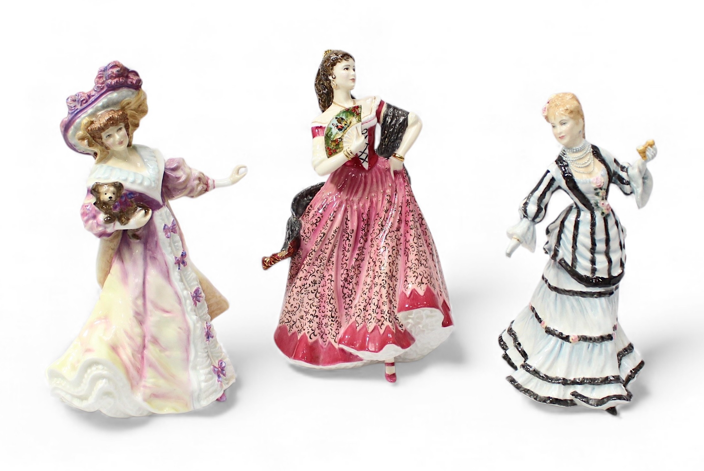 Three Royal Doulton figures, comprising ‘La Loge’, HN3472, Opera ...