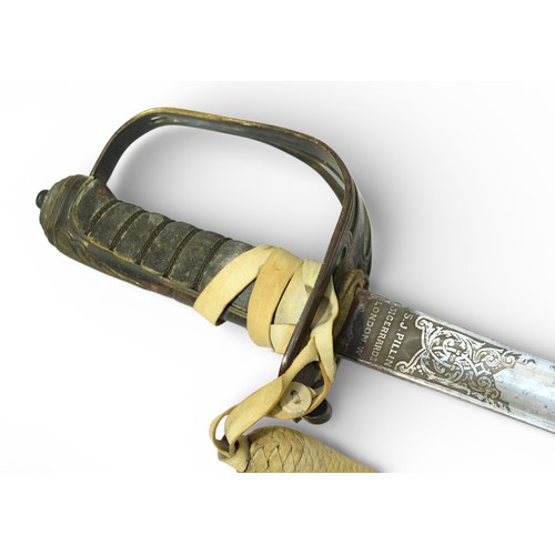 A Victorian British Army Officers Sword, by S.J. Pillin, 31 Gerrards ...