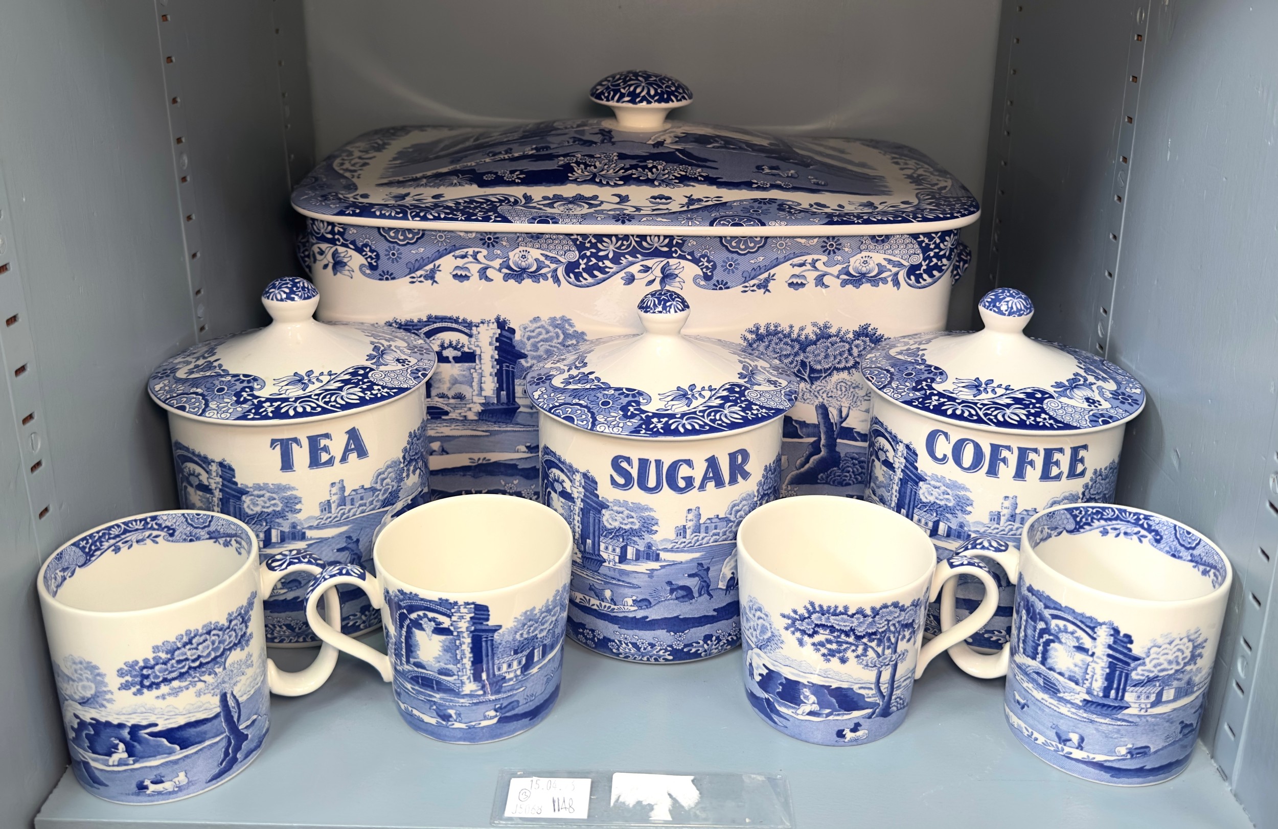 A large collection of Spode tea, dinner and kitchen wares decorated in ...