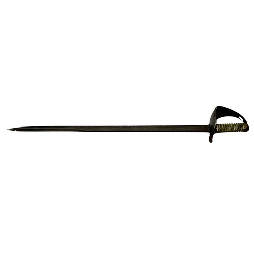 British Royal Navy 1889 Pattern Cutlass, the single edge blade with ...