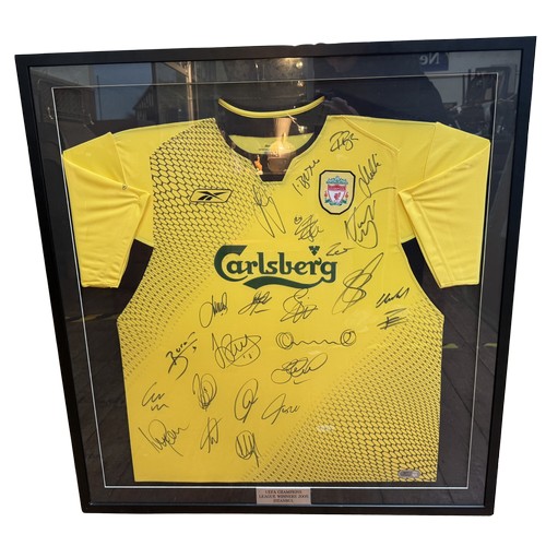 Liverpool FC - A signed Liverpool 2004-05 Away Shirt, Reebok, size UK L ...