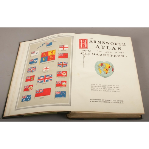 144 - The Harmsworth Atlas and Gazetteer of the World with 500 Maps and diagrams in colour, Published Carm... 