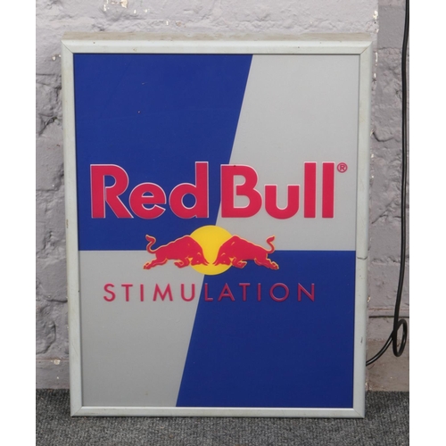 350 - An illuminating advertising Red Bull pub sign. Provenance, Lathom Hall, Liverpool.