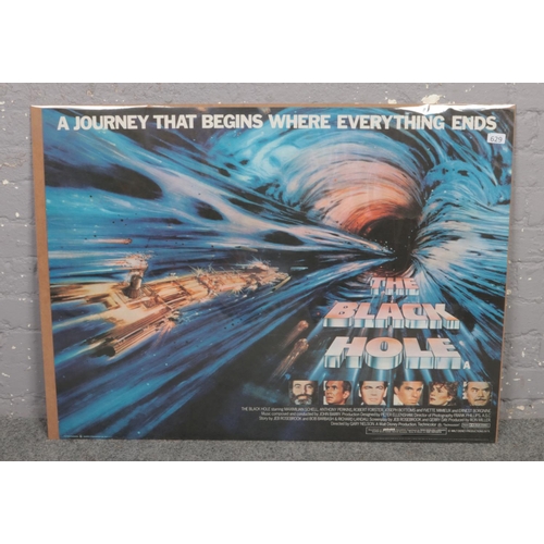 527 - An original quad film poster for The Black Hole.