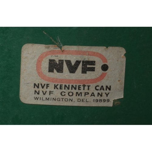 574 - A vintage NVF (National Vulcanized Fiber) mill bin. (Height 107cm Diameter 53cm)