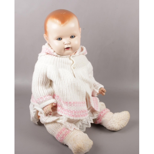 585 - A German doll, marked '201-7 ' 67 cm height