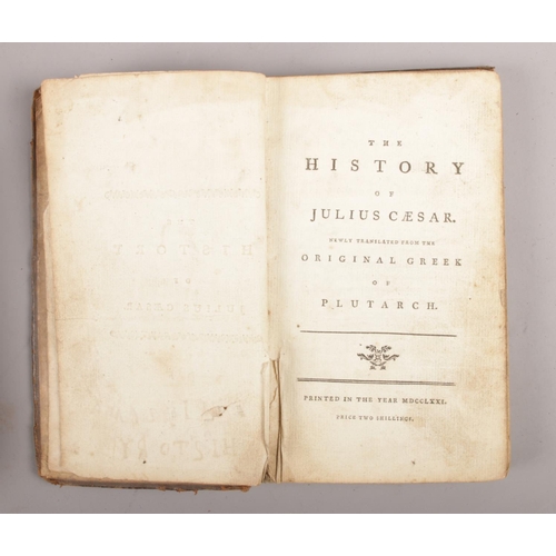 139 - A collection of early 19th century and late 18th century books, to include 1771 The History of Juliu... 