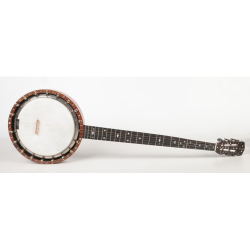 84 - A Douglas & Co. five string rosewood banjo.