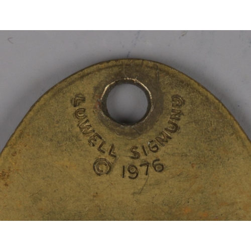 166 - Three vintage brass key fobs to include Savoy Grill London, Orient Express Compartment 66 Paris-Zuri... 