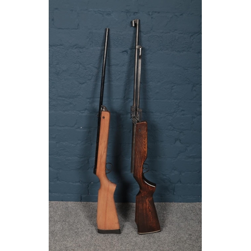 389 - A Relum Tornado air rifle No 03958 together with a .22 Cal BSA Meteor air rifle.