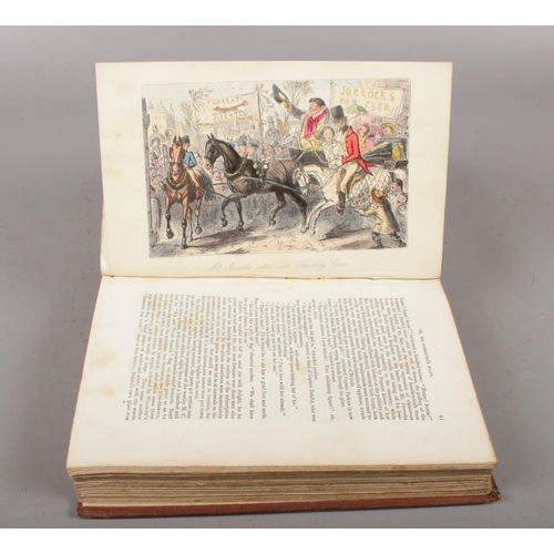 115 - A collection of three books on hunting, comprising of 'Handley Cross or Mr Jorrock's Hunt' with illu... 