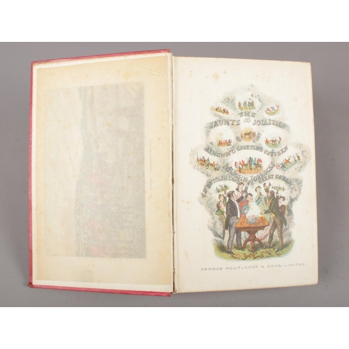 115 - A collection of three books on hunting, comprising of 'Handley Cross or Mr Jorrock's Hunt' with illu... 