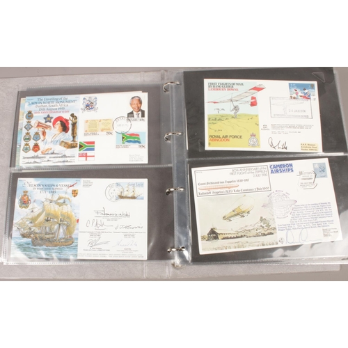 111 - Three Albums of Stamps & First Day Covers. Two Albums containing a collection of Worldwide mint and ... 