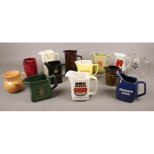 93 - A collection of ceramic Advertising jugs. Tennent's Lager, Tia Maria Liqueur, John Player Special, R... 