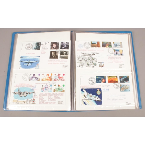 95 - Five Albums of First Day covers.  To include two Albums of R.F.D.C Special signed limited edition fi... 