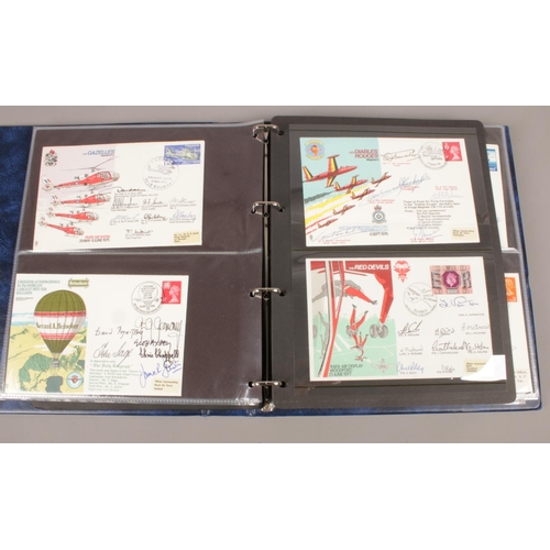 95 - Five Albums of First Day covers.  To include two Albums of R.F.D.C Special signed limited edition fi... 