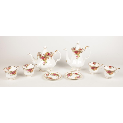 222 - A large collection of Royal Albert 'Old Country Roses' tea/coffee/dinner set. Comprising of a two ti... 