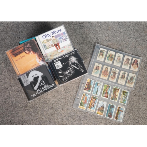 521 - Will's cigarettes cards & CD's. Two complete sets of cards, 'American Indian chiefs' & 'Battle of Wa... 